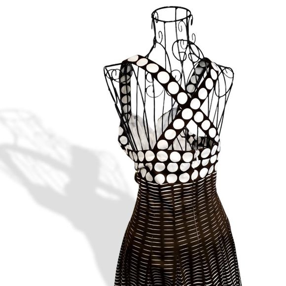 Calvin Klein Back Criss Cross Strap Dress - Picture 3 of 7